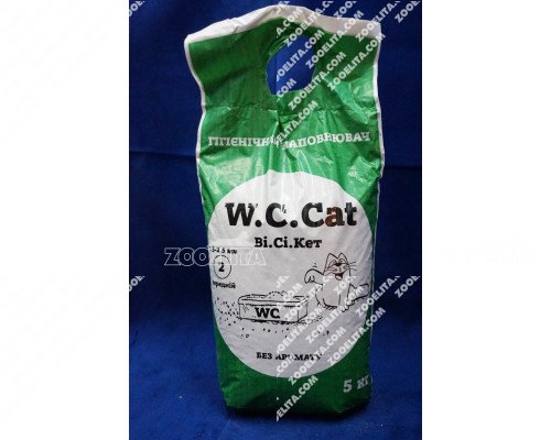 Бентонитовый наполнитель для кошачьих лотков W. C. Cat №2 (средняя фракция) 5 кг