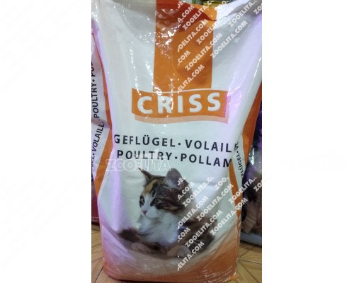 Criss (Крисс) Домашняя птица сухой корм для взрослых и пожилых кошек 10 кг