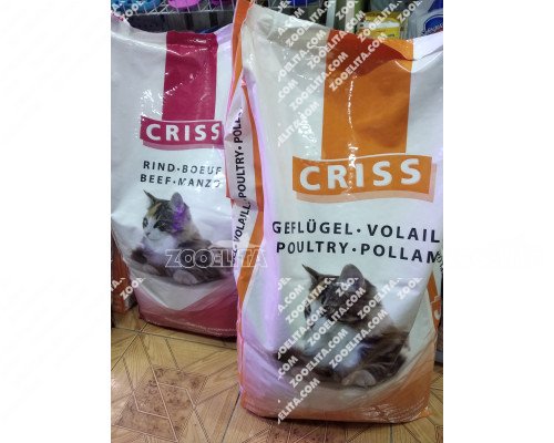 Criss (Крисс) Домашняя птица сухой корм для взрослых и пожилых кошек 10 кг