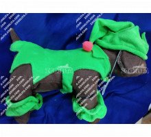 Новогодний флисовый костюм «Эльфик» для собаки